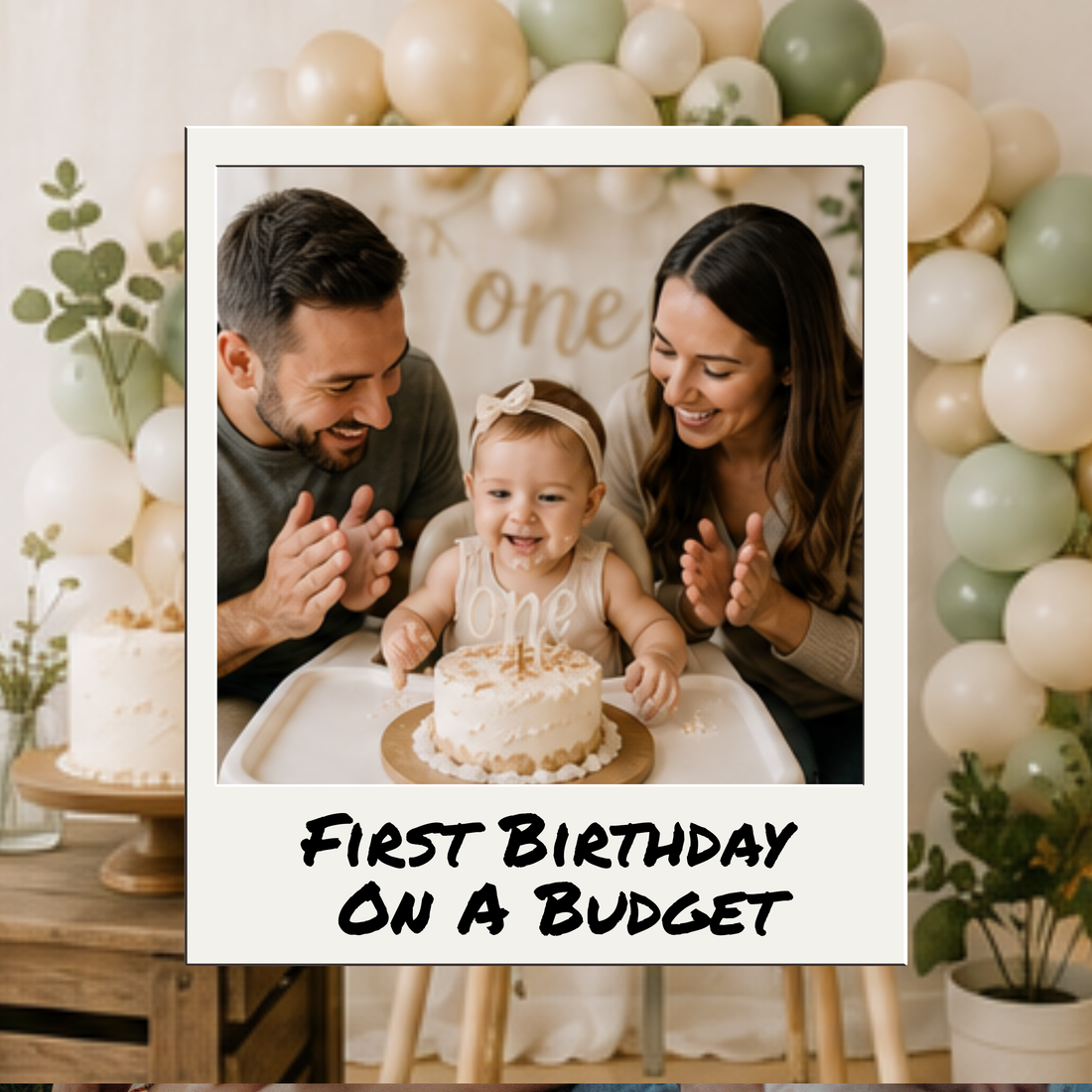The Ultimate First Birthday Party on a Budget (Without Looking Cheap) party planning guide by Sweet Tee Artistry