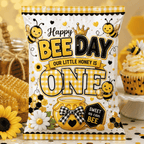 Bee Day Birthday Party Chip Bags