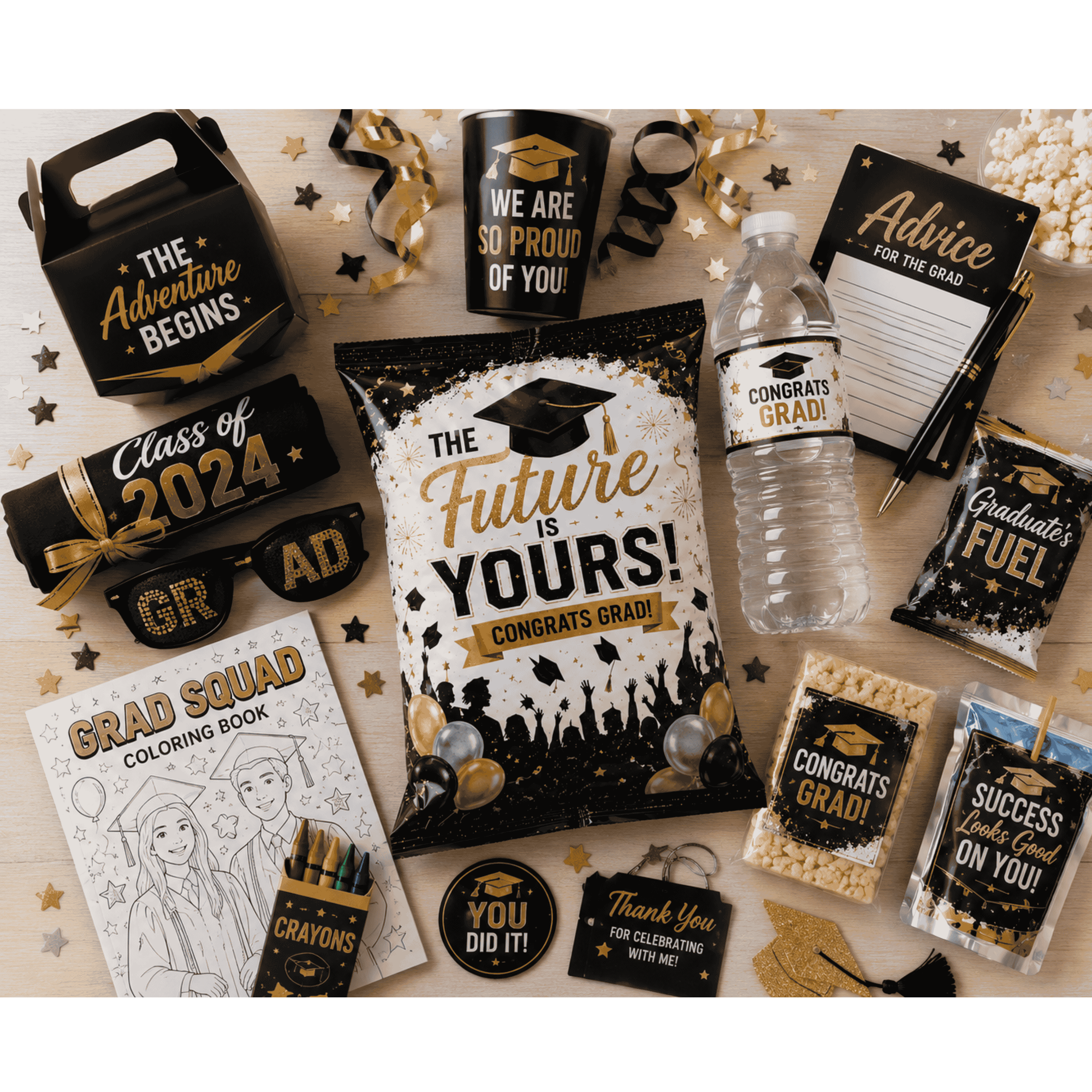 Graduation Party Favor Bundle Display