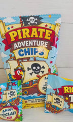 Pirate Birthday Rice Krispie Treats | Personalized Party Favors